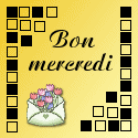 Gif animé Bon mercredi jaune